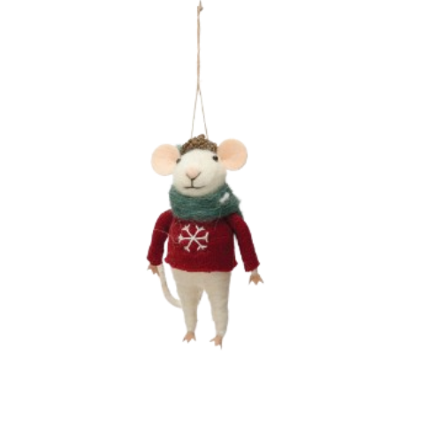 Felt Mouse- Sweater/Hat