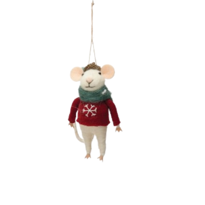 Felt Mouse- Sweater/Hat