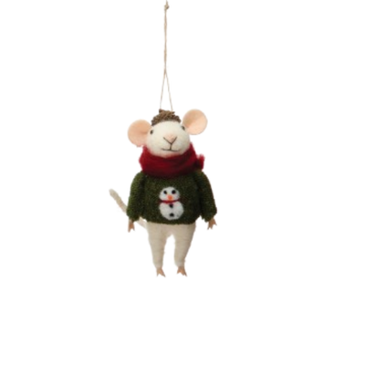 Felt Mouse- Sweater/Hat