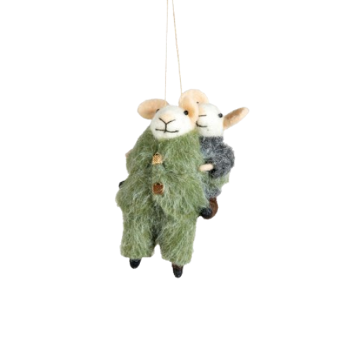 Felt Piggyback Mice