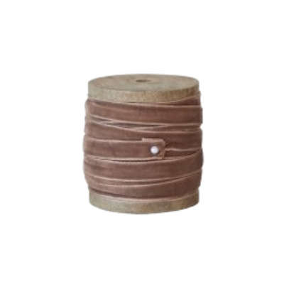 Velvet Ribbon on Wooden Spool