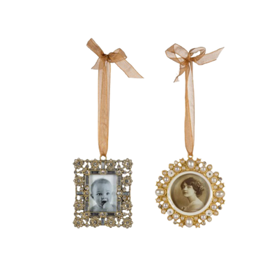 Pewter Frame Ornament