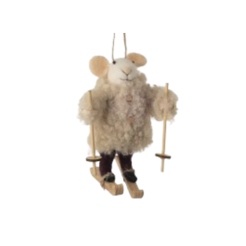 Felt Mouse - Skiing