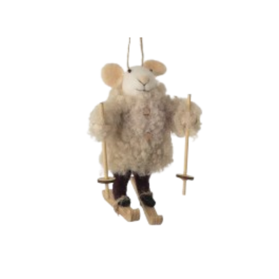 Felt Mouse - Skiing