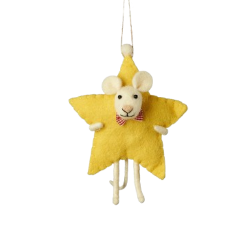 Felt Mouse- Star/Tree