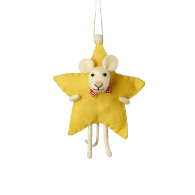 Felt Mouse- Star/Tree