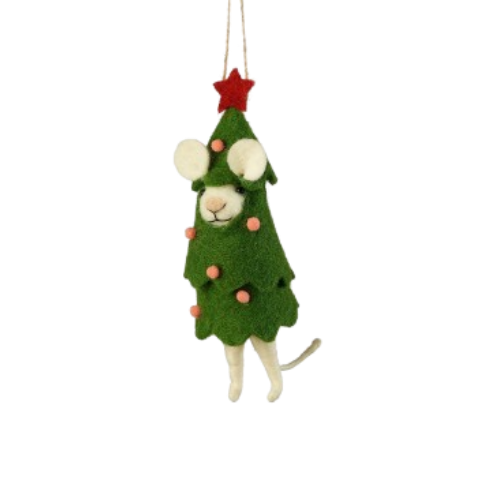 Felt Mouse- Star/Tree