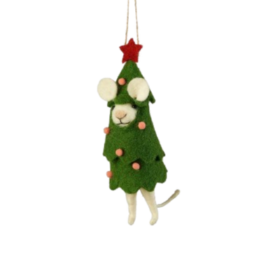 Felt Mouse- Star/Tree