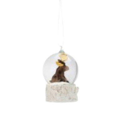 Woodland Snow Globe Ornament