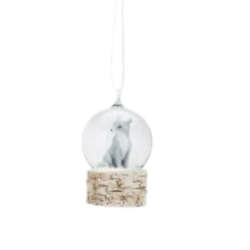 Woodland Snow Globe Ornament