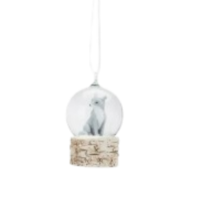 Woodland Snow Globe Ornament