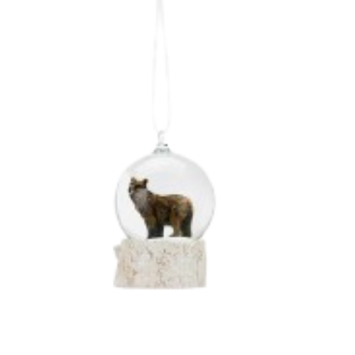 Woodland Snow Globe Ornament