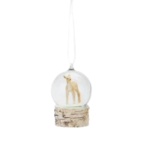 Woodland Snow Globe Ornament