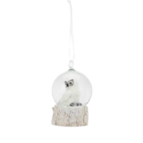 Woodland Snow Globe Ornament