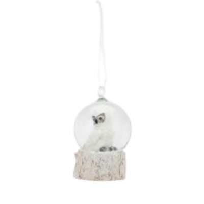 Woodland Snow Globe Ornament