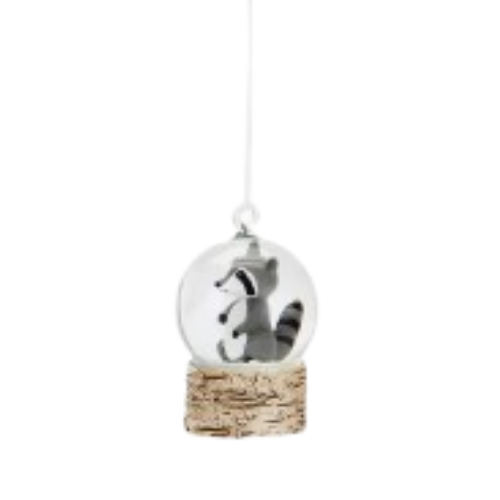 Woodland Snow Globe Ornament