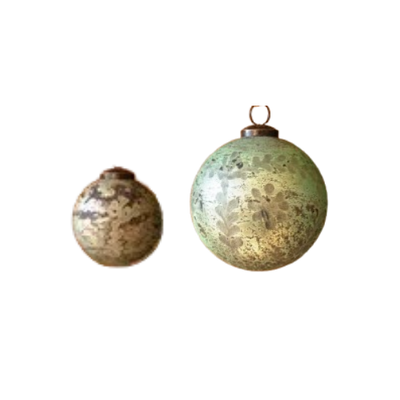 Etched Glass Ornament