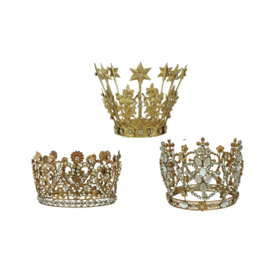 Jeweled Metal Crown