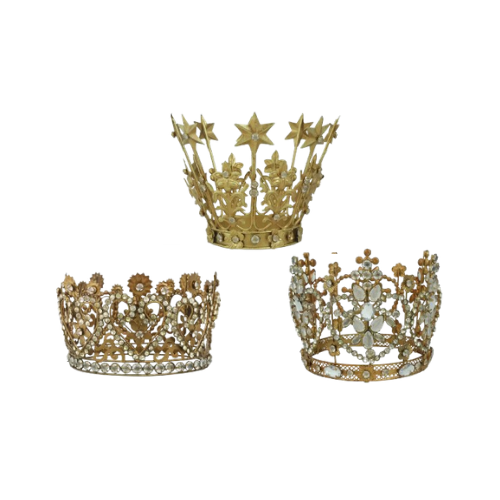 Jeweled Metal Crown