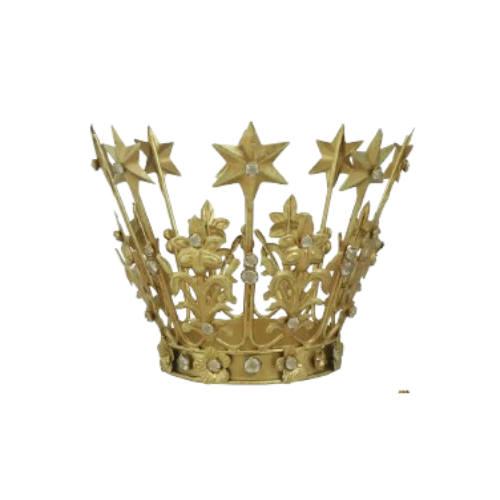Jeweled Metal Crown