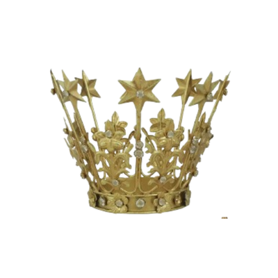 Jeweled Metal Crown
