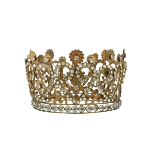 Jeweled Metal Crown