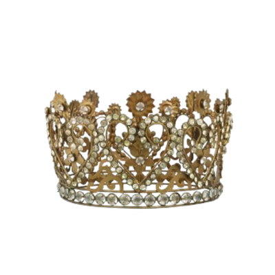 Jeweled Metal Crown