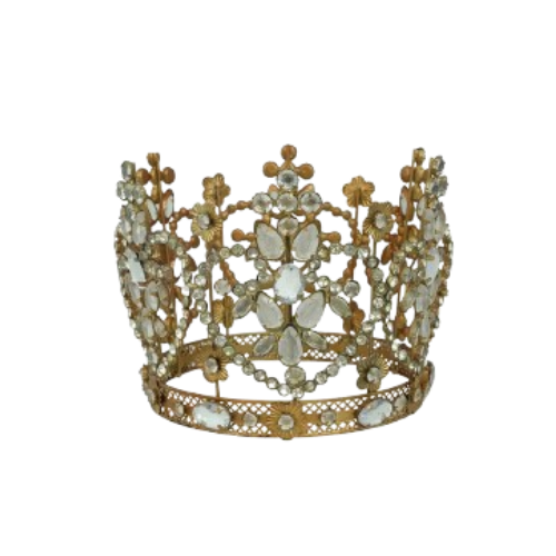 Jeweled Metal Crown