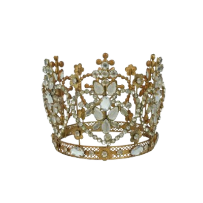 Jeweled Metal Crown
