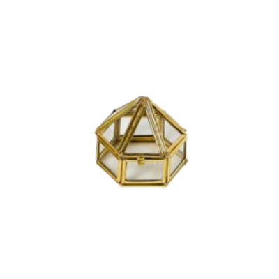 Brass Trinket Box, pyramid