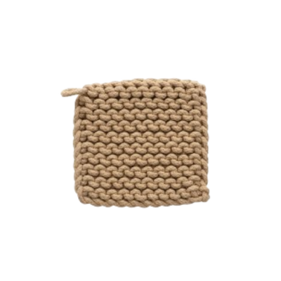Crochet Pot Holder, neutral