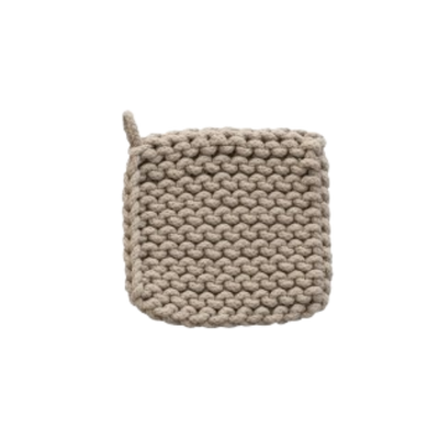 Crochet Pot Holder, neutral