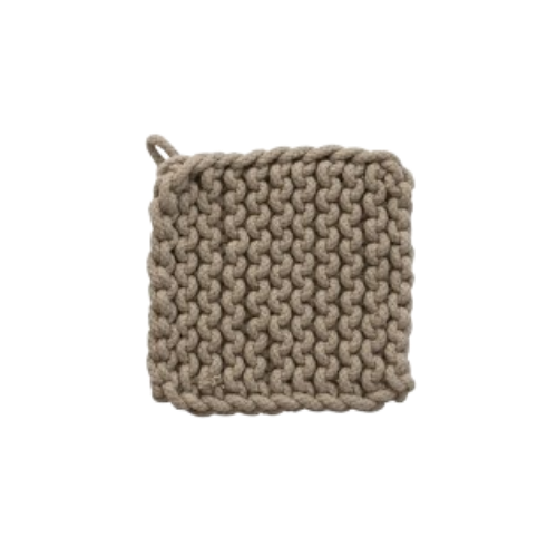 Crochet Pot Holder, neutral