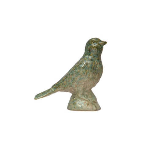 Glazed Stoneware Bird