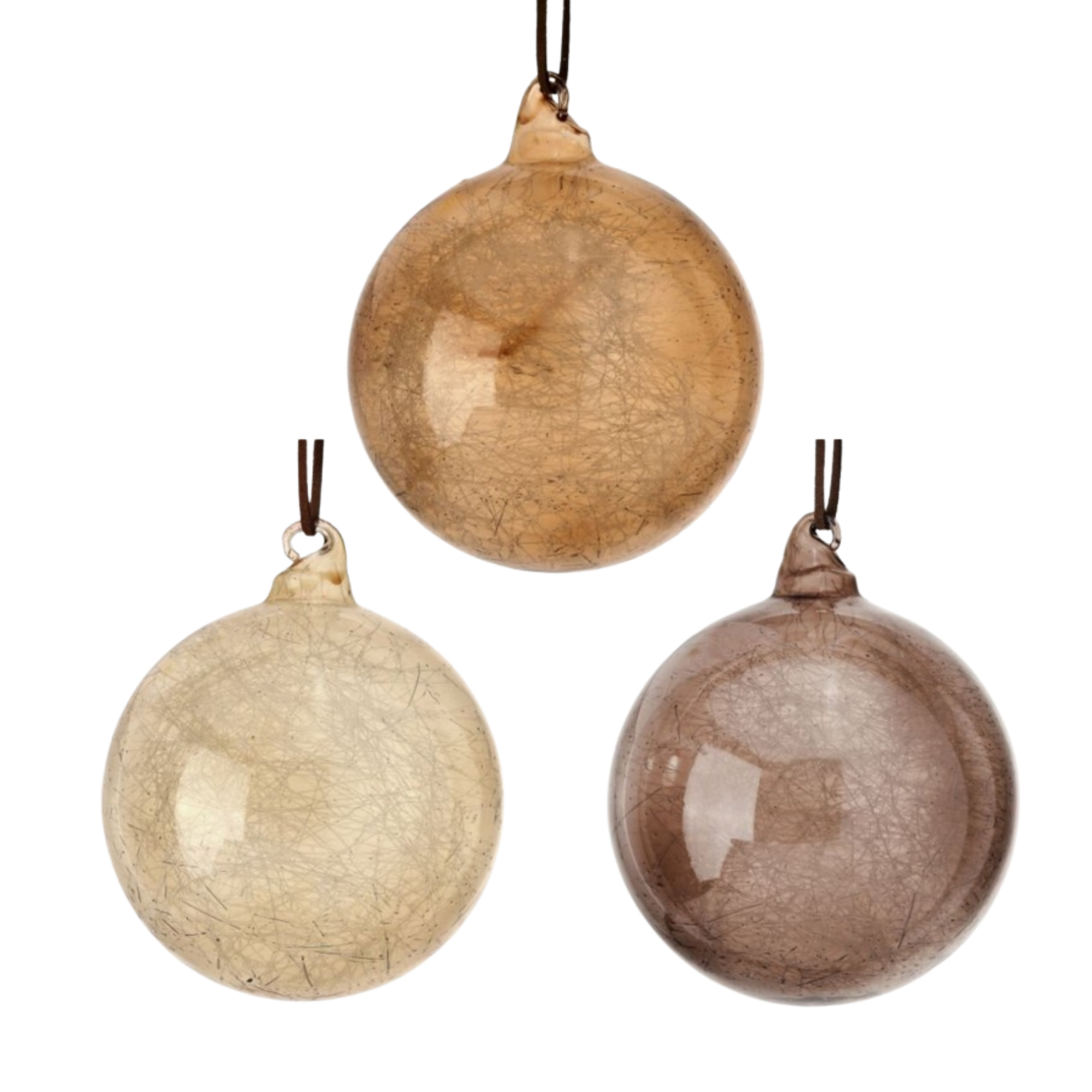 Spun Glass Ball Ornament