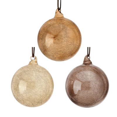 Spun Glass Ball Ornament