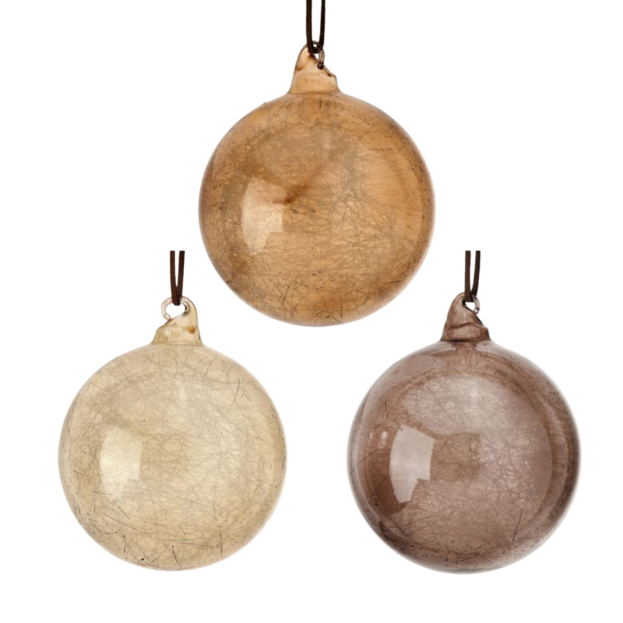 Spun Glass Ball Ornament
