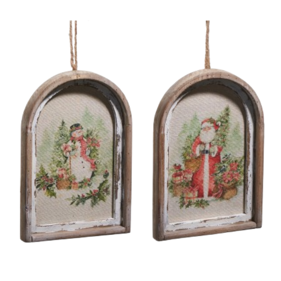 Hanging Arched Holiday Frame
