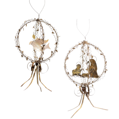 Wire Sphere Ornament