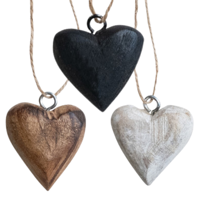 Wood Heart Ornament