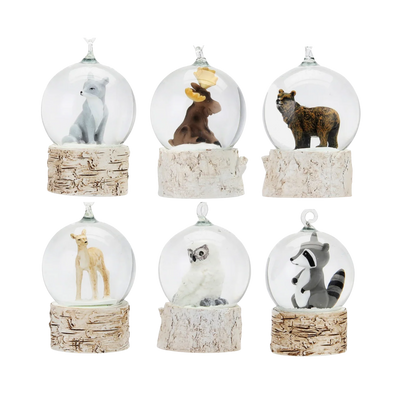 Woodland Globe Ornament
