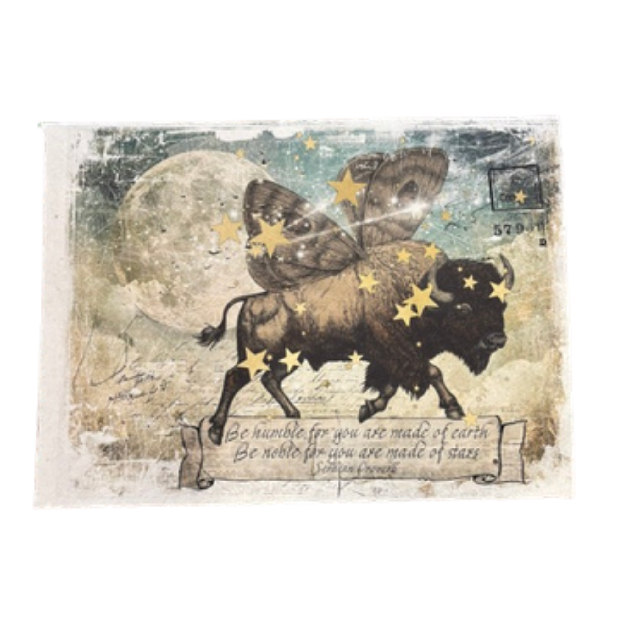 12x16 Artisan Paper Print, made of stars