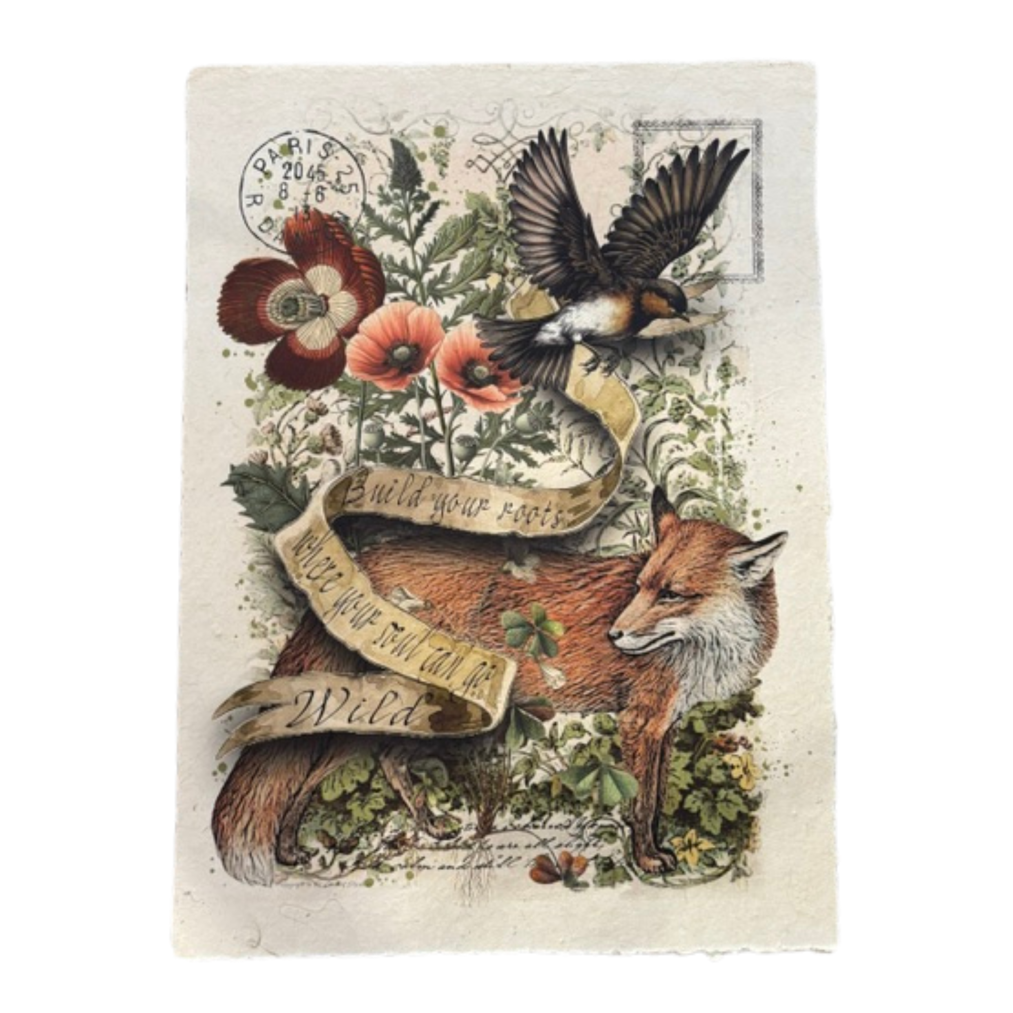 12x16 Artisan Paper Print, go wild