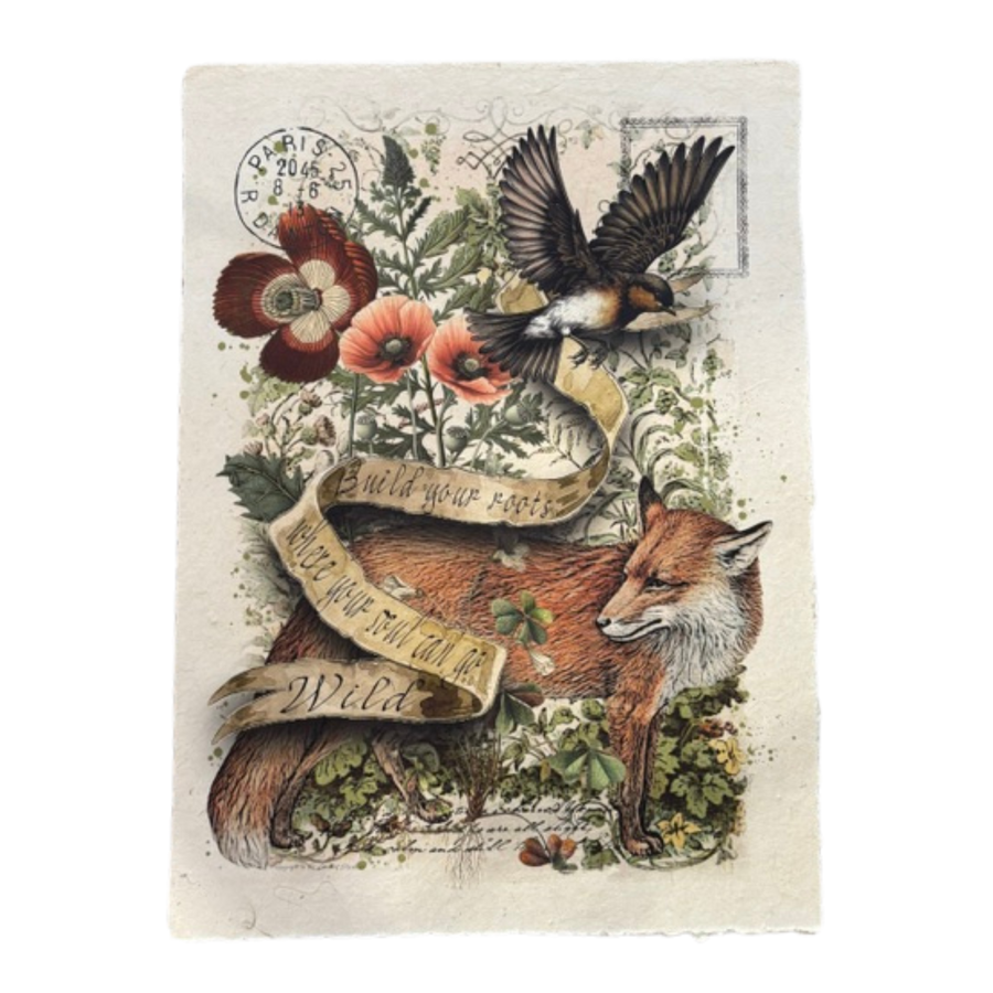 12x16 Artisan Paper Print, go wild