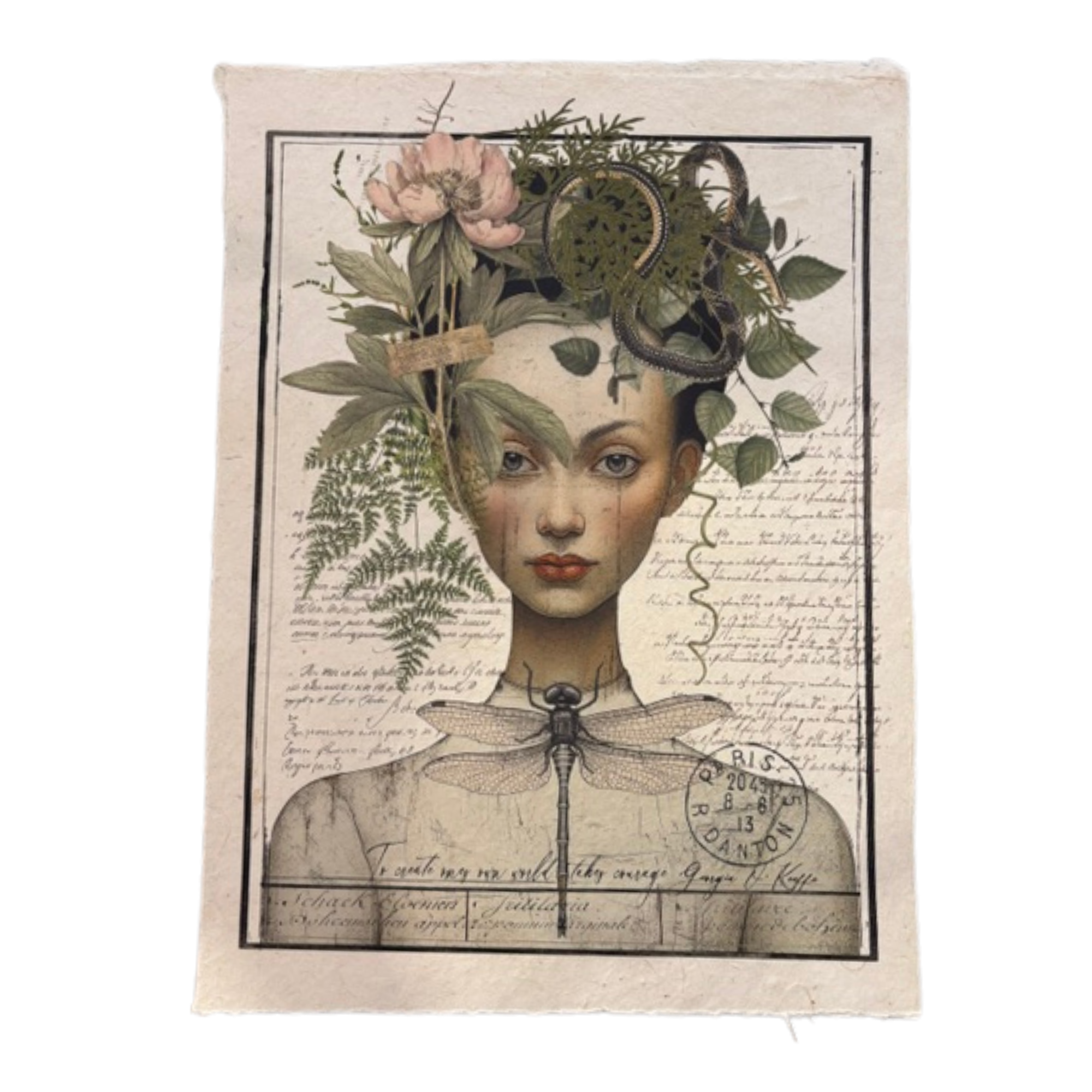 12x16 Artisan Paper Print, takes courage