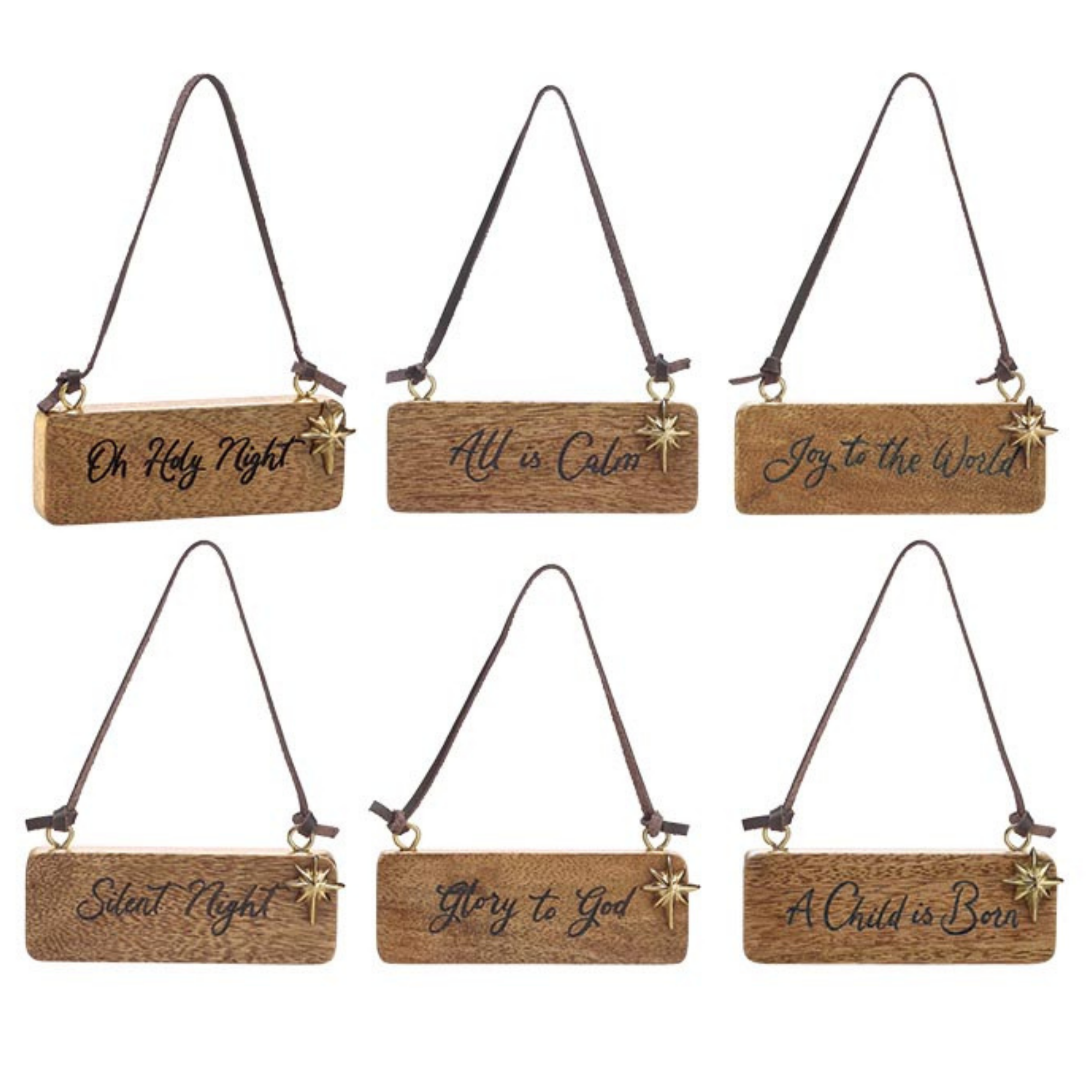 Wooden Sign Ornament