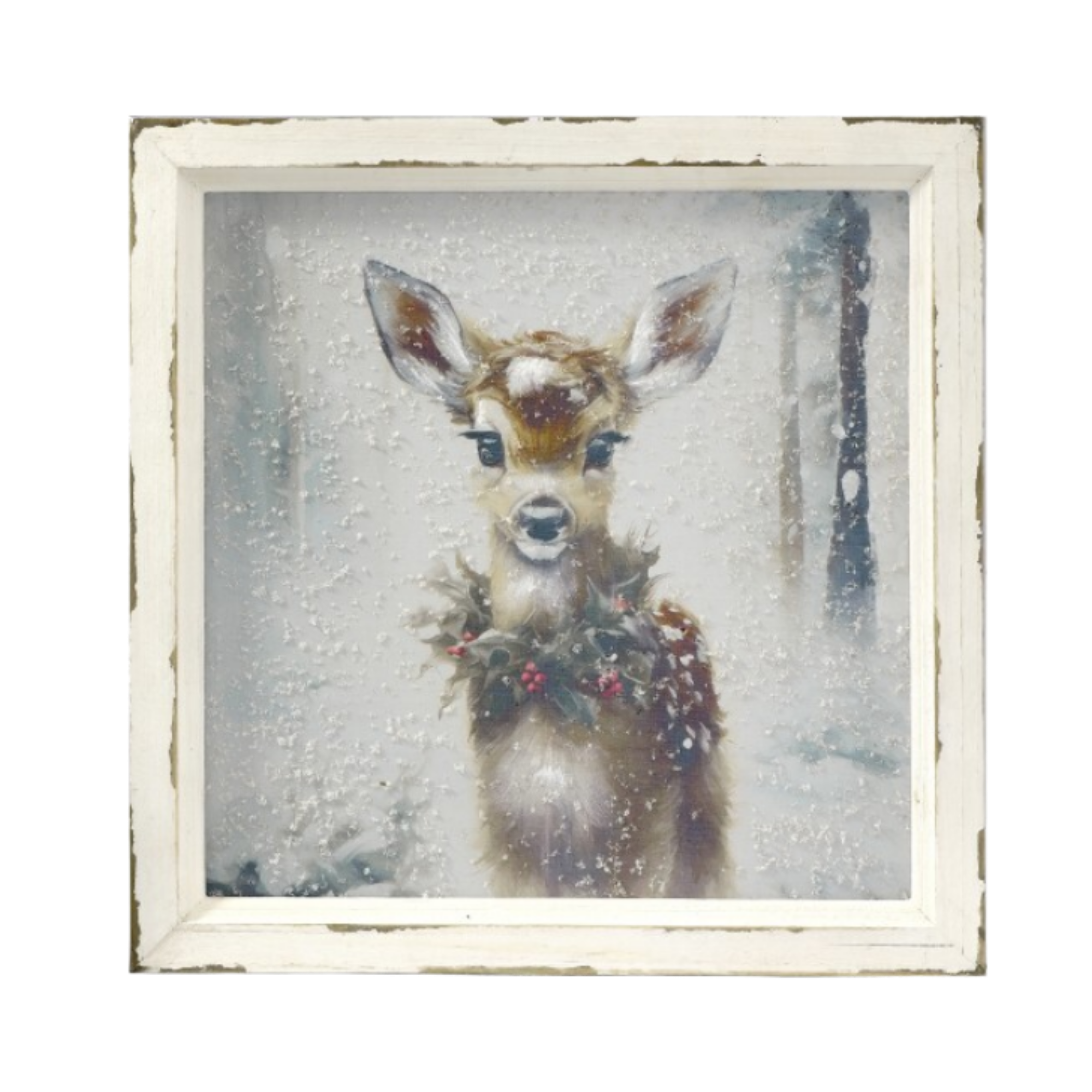 Framed Winter Fawn
