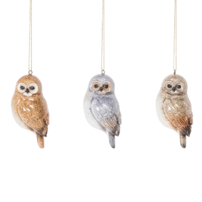 Resin Owl Ornament