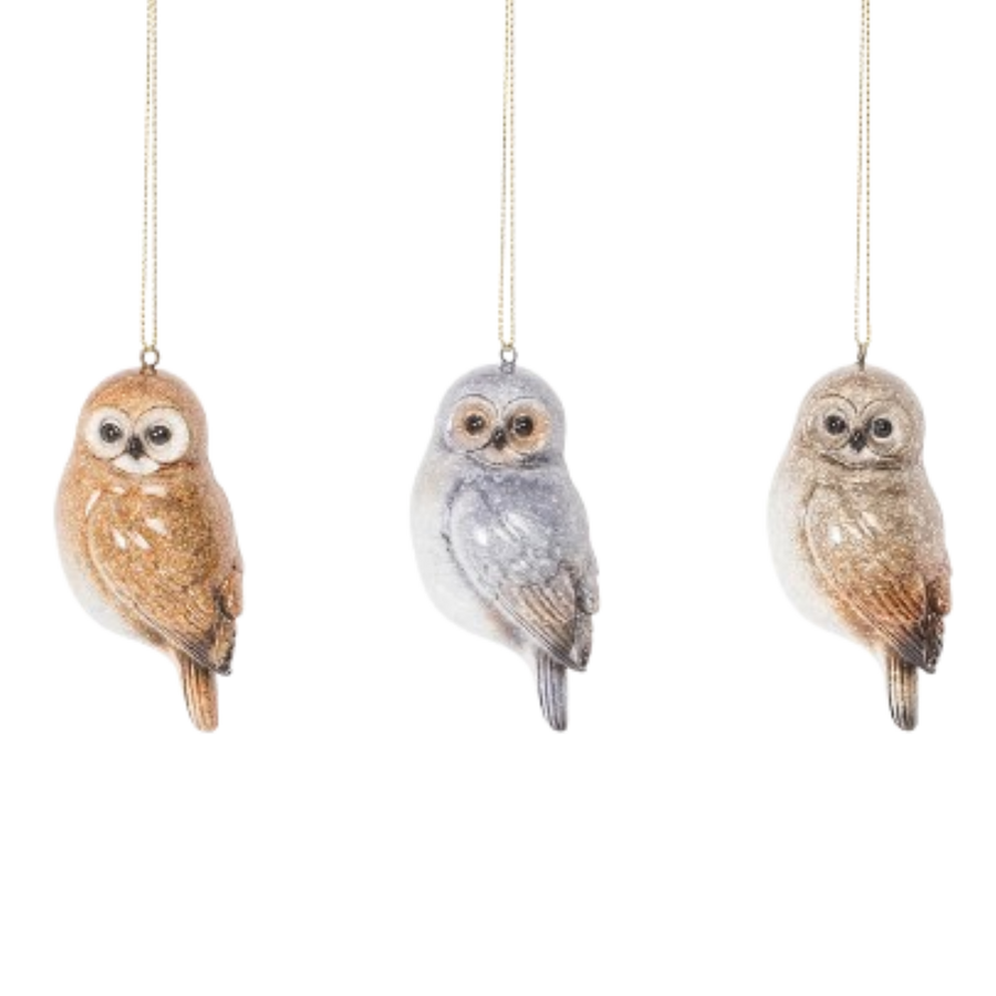 Resin Owl Ornament