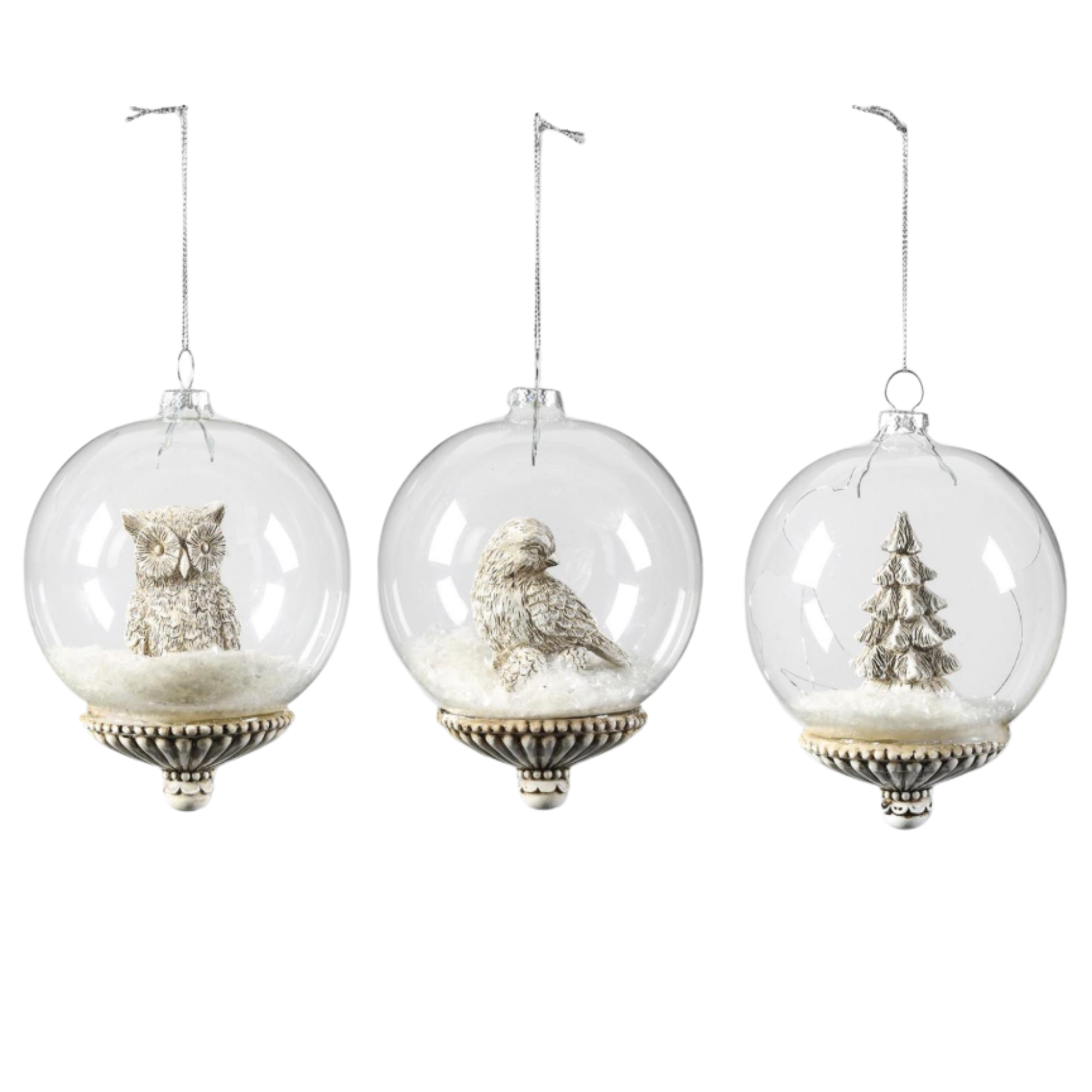 Woodland Snowglobe Ornament